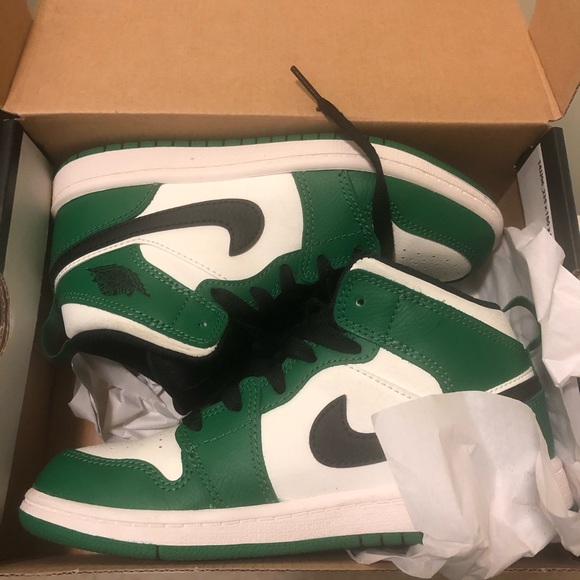 pine green jordan 1 kids